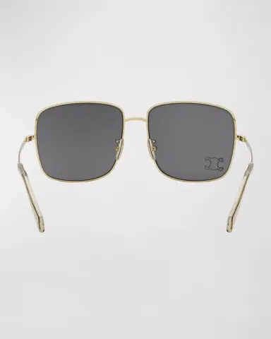 Celine Embellished Triomphe Metal Square Sunglasses | Thumbnail 5 Celine Embellished Triomphe Metal Square Sunglasses | Thumbnail 5