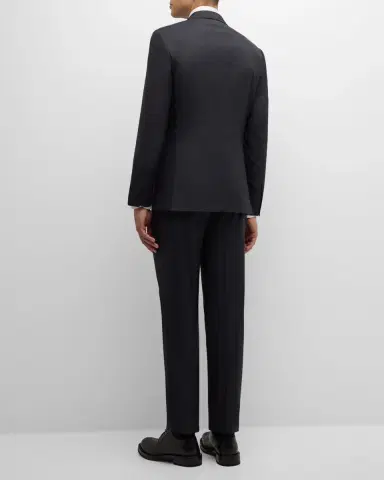Brioni Men's Tonal Check Wool Suit | Thumbnail 3 Brioni Men's Tonal Check Wool Suit | Thumbnail 3
