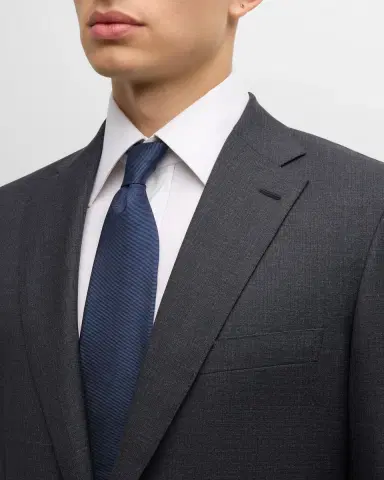 Brioni Men's Tonal Check Wool Suit | Thumbnail 6 Brioni Men's Tonal Check Wool Suit | Thumbnail 6