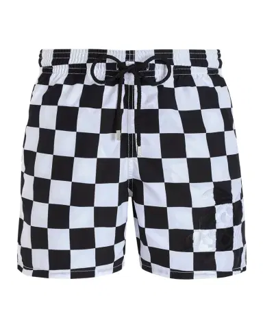 Vilebrequin Men's Damier Check Swim Trunks | Thumbnail 1 Vilebrequin Men's Damier Check Swim Trunks | Thumbnail 1
