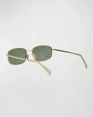 Celine Embellished Triomphe Metal Rectangle Sunglasses | Thumbnail 2 Celine Embellished Triomphe Metal Rectangle Sunglasses | Thumbnail 2