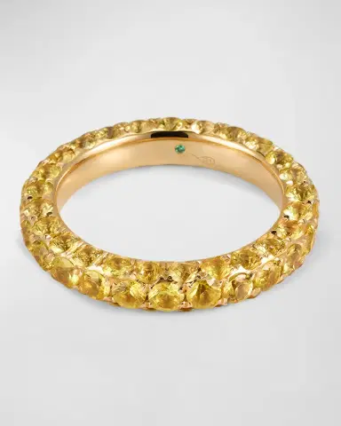 Graziela Gems 18K Yellow Gold Tsavorite 3-Sided Ring | Thumbnail 4 Graziela Gems 18K Yellow Gold Tsavorite 3-Sided Ring | Thumbnail 4