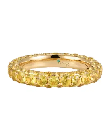 Graziela Gems 18K Yellow Gold Tsavorite 3-Sided Ring | Thumbnail 1 Graziela Gems 18K Yellow Gold Tsavorite 3-Sided Ring | Thumbnail 1