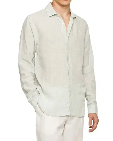 Orlebar Brown Men 's Giles Linen Sport Shirt | Thumbnail 1 Orlebar Brown Men 's Giles Linen Sport Shirt | Thumbnail 1