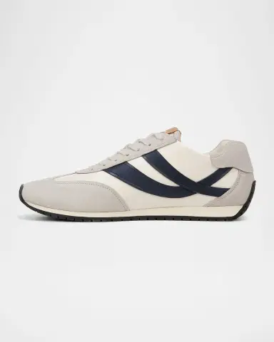 Vince Men 's Oasis Leather Runner Sneakers | Thumbnail 2 Vince Men 's Oasis Leather Runner Sneakers | Thumbnail 2