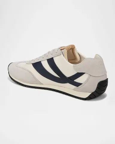 Vince Men 's Oasis Leather Runner Sneakers | Thumbnail 3 Vince Men 's Oasis Leather Runner Sneakers | Thumbnail 3