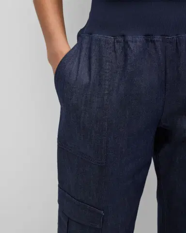 Cinq à Sept Giles Denim Jogger Pants | Thumbnail 5 Cinq à Sept Giles Denim Jogger Pants | Thumbnail 5