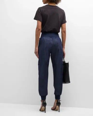 Cinq à Sept Giles Denim Jogger Pants | Thumbnail 6 Cinq à Sept Giles Denim Jogger Pants | Thumbnail 6