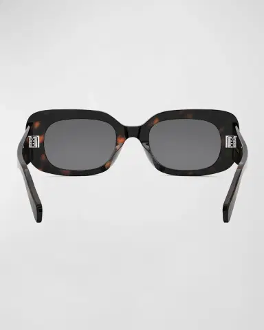 CELINE Bold 3 Dots Acetate Rectangle Sunglasses | Thumbnail 5 CELINE Bold 3 Dots Acetate Rectangle Sunglasses | Thumbnail 5