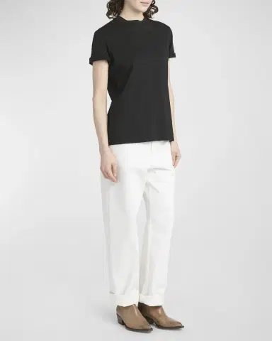 Golden Goose Golden Distressed Short-Sleeve T-Shirt | Thumbnail 2 Golden Goose Golden Distressed Short-Sleeve T-Shirt | Thumbnail 2