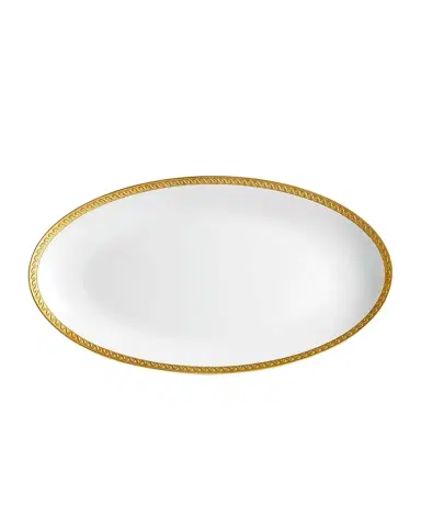 L 'Objet Neptune 24K Gold-Rimmed Oval Platter | Thumbnail 1 L 'Objet Neptune 24K Gold-Rimmed Oval Platter | Thumbnail 1
