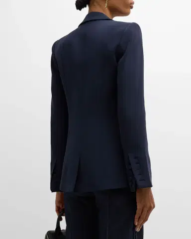 Cinq a Sept Karlie Tailored Crepe Blazer | Thumbnail 3 Cinq a Sept Karlie Tailored Crepe Blazer | Thumbnail 3