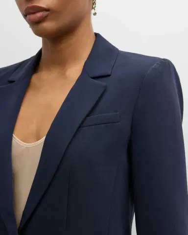 Cinq a Sept Karlie Tailored Crepe Blazer | Thumbnail 5 Cinq a Sept Karlie Tailored Crepe Blazer | Thumbnail 5
