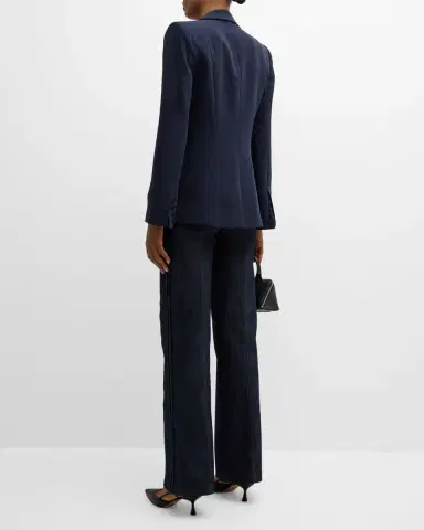 Cinq a Sept Karlie Tailored Crepe Blazer | Thumbnail 6 Cinq a Sept Karlie Tailored Crepe Blazer | Thumbnail 6