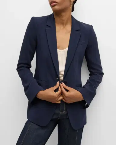 Cinq a Sept Karlie Tailored Crepe Blazer | Thumbnail 7 Cinq a Sept Karlie Tailored Crepe Blazer | Thumbnail 7