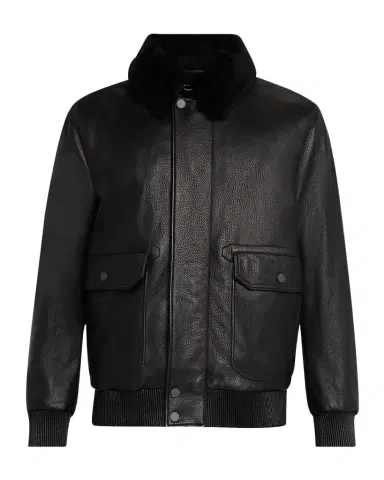 Brioni Men's Soft Grain Deerskin Bomber Jacket | Thumbnail 1 Brioni Men's Soft Grain Deerskin Bomber Jacket | Thumbnail 1