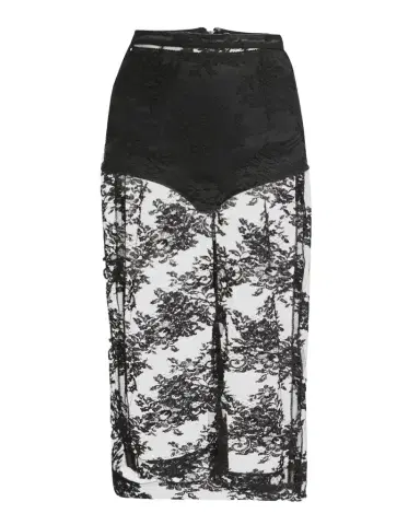 Dolce & Gabbana Pizzo Chantilly Lace Midi Skirt | Thumbnail 1 Dolce & Gabbana Pizzo Chantilly Lace Midi Skirt | Thumbnail 1
