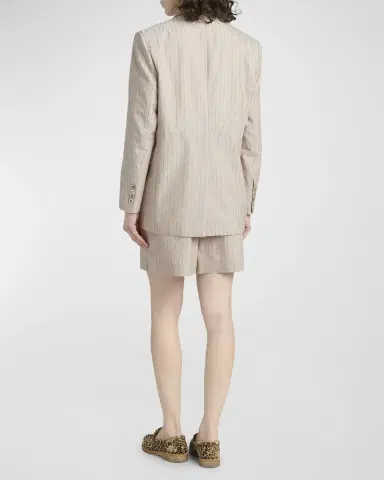 Golden Goose Stripe Jacquard Double-Breasted Blazer | Thumbnail 4 Golden Goose Stripe Jacquard Double-Breasted Blazer | Thumbnail 4