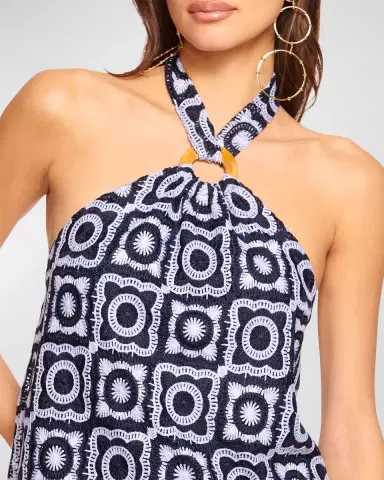 Ramy Brook Bessie Crochet Halter Blouse | Thumbnail 3 Ramy Brook Bessie Crochet Halter Blouse | Thumbnail 3