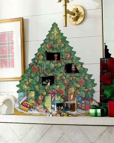 Byers ' Choice Musical Advent Tree with Lights | Thumbnail 2 Byers ' Choice Musical Advent Tree with Lights | Thumbnail 2