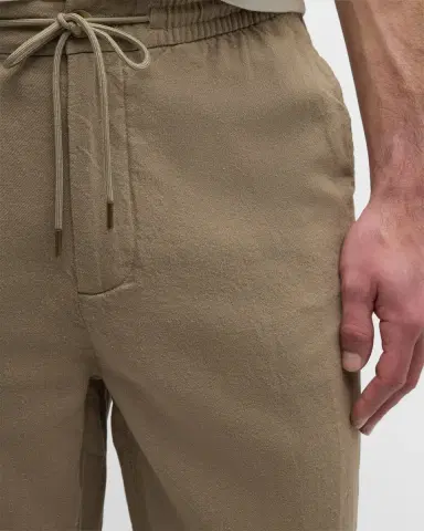 Rails Men 's Callum Cotton-Linen Drawstring Pants | Thumbnail 5 Rails Men 's Callum Cotton-Linen Drawstring Pants | Thumbnail 5