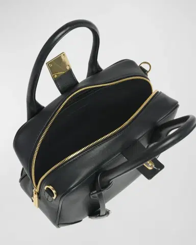 Golden Goose Vita Zip Calf Leather Top-Handle Bag | Thumbnail 3 Golden Goose Vita Zip Calf Leather Top-Handle Bag | Thumbnail 3