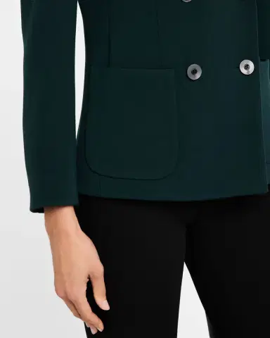 Giorgio Armani Double-Breasted Stretch Wool Blazer Jacket | Thumbnail 4 Giorgio Armani Double-Breasted Stretch Wool Blazer Jacket | Thumbnail 4