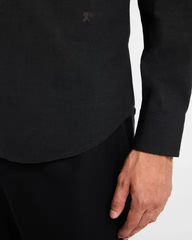Burberry Men's Stretch Wool Sport Shirt | Thumbnail 4 Burberry Men's Stretch Wool Sport Shirt | Thumbnail 4