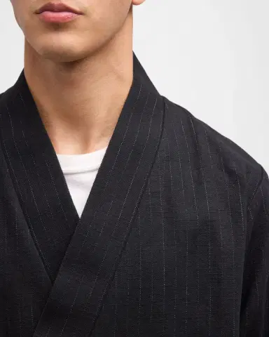 Kenzo Men 's Striped Kimono Jacket | Thumbnail 6 Kenzo Men 's Striped Kimono Jacket | Thumbnail 6