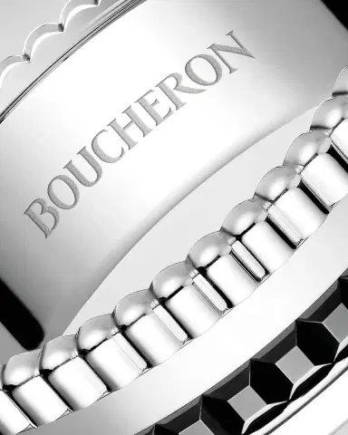 Boucheron Quatre 18K White Gold Black Edition Small Band Ring | Thumbnail 4 Boucheron Quatre 18K White Gold Black Edition Small Band Ring | Thumbnail 4