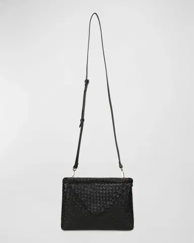 Rafe Jamie Envelope Woven Leather Clutch Bag | Thumbnail 2 Rafe Jamie Envelope Woven Leather Clutch Bag | Thumbnail 2