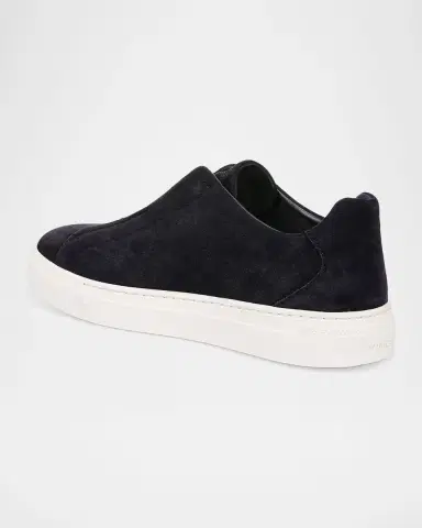 Vince Men 's Lakewood Suede Low-Top Sneakers | Thumbnail 3 Vince Men 's Lakewood Suede Low-Top Sneakers | Thumbnail 3