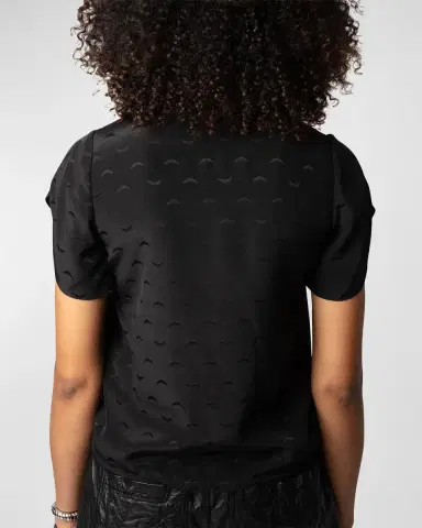Zadig & Voltaire Tiffiny Short-Sleeve Top | Thumbnail 5 Zadig & Voltaire Tiffiny Short-Sleeve Top | Thumbnail 5