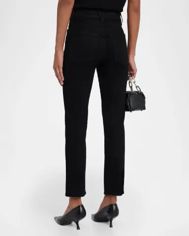 Veronica Beard Ryleigh High-Rise Slim Straight Ankle Jeans | Thumbnail 3 Veronica Beard Ryleigh High-Rise Slim Straight Ankle Jeans | Thumbnail 3