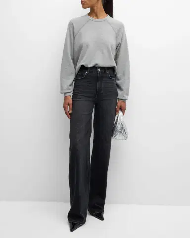 PAIGE Sasha Wide-Leg Jeans | Thumbnail 2 PAIGE Sasha Wide-Leg Jeans | Thumbnail 2