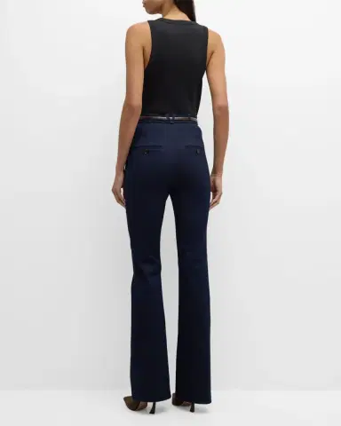 Veronica Beard Gracie Belted Denim Pants | Thumbnail 6 Veronica Beard Gracie Belted Denim Pants | Thumbnail 6