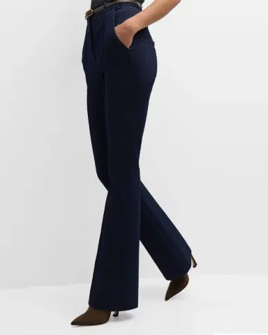 Veronica Beard Gracie Belted Denim Pants | Thumbnail 7 Veronica Beard Gracie Belted Denim Pants | Thumbnail 7