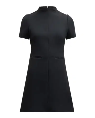 Courrèges Short-Sleeve Twill A-Line Mini Dress | Thumbnail 1 Courrèges Short-Sleeve Twill A-Line Mini Dress | Thumbnail 1