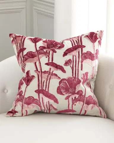 D.V. KAP Home Vanity Poppy Decorative Pillow, 24" Square | Thumbnail 2 D.V. KAP Home Vanity Poppy Decorative Pillow, 24" Square | Thumbnail 2