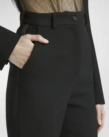 Dolce & Gabbana Straight-Leg Ankle Tuxedo Pants | Thumbnail 5 Dolce & Gabbana Straight-Leg Ankle Tuxedo Pants | Thumbnail 5