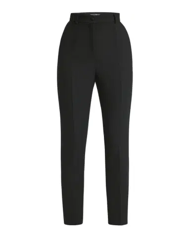 Dolce & Gabbana Straight-Leg Ankle Tuxedo Pants | Thumbnail 1 Dolce & Gabbana Straight-Leg Ankle Tuxedo Pants | Thumbnail 1