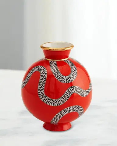 Jonathan Adler Eden 9" Round Vase | Thumbnail 1 Jonathan Adler Eden 9" Round Vase | Thumbnail 1