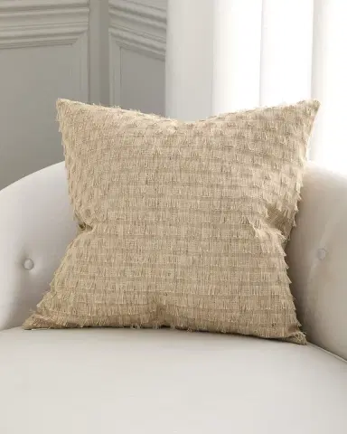 D.V. KAP Home Huma Fringed Decorative Pillow, 24" Square | Thumbnail 2 D.V. KAP Home Huma Fringed Decorative Pillow, 24" Square | Thumbnail 2