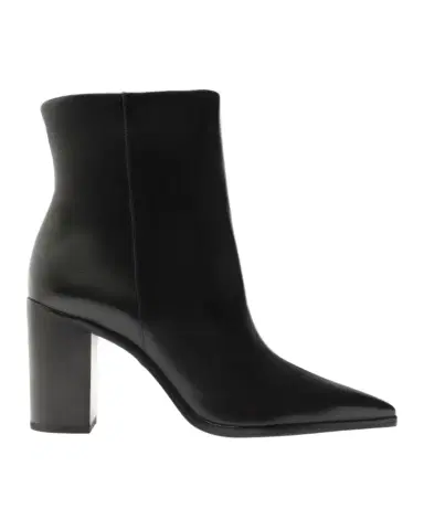 Schutz Mikki Leather Block-Heel Booties | Thumbnail 1 Schutz Mikki Leather Block-Heel Booties | Thumbnail 1