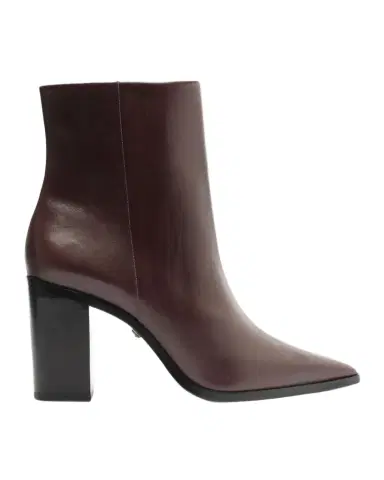Schutz Mikki Leather Block-Heel Booties | Thumbnail 1 Schutz Mikki Leather Block-Heel Booties | Thumbnail 1