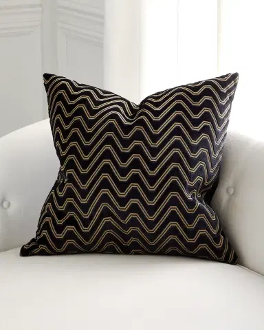 D.V. KAP Home Citadel Velvet Decorative Pillow, 24" Square | Thumbnail 2 D.V. KAP Home Citadel Velvet Decorative Pillow, 24" Square | Thumbnail 2