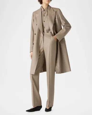 Loro Piana Andre Wool Button-Down Shirt | Thumbnail 2 Loro Piana Andre Wool Button-Down Shirt | Thumbnail 2