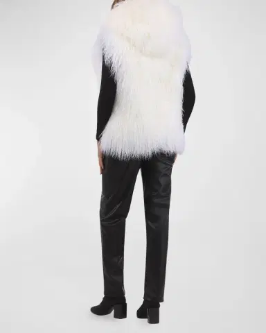 Gorski Reversible Mongolian Lamb Shearling Vest | Thumbnail 5 Gorski Reversible Mongolian Lamb Shearling Vest | Thumbnail 5