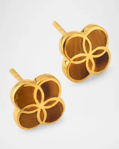 Jan Leslie Petal Gemstone Stud Earrings | Thumbnail 3 Jan Leslie Petal Gemstone Stud Earrings | Thumbnail 3