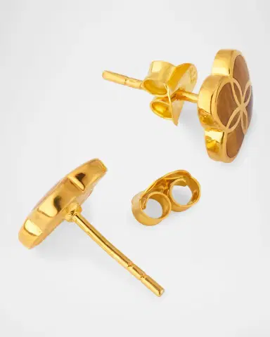 Jan Leslie Petal Gemstone Stud Earrings | Thumbnail 4 Jan Leslie Petal Gemstone Stud Earrings | Thumbnail 4